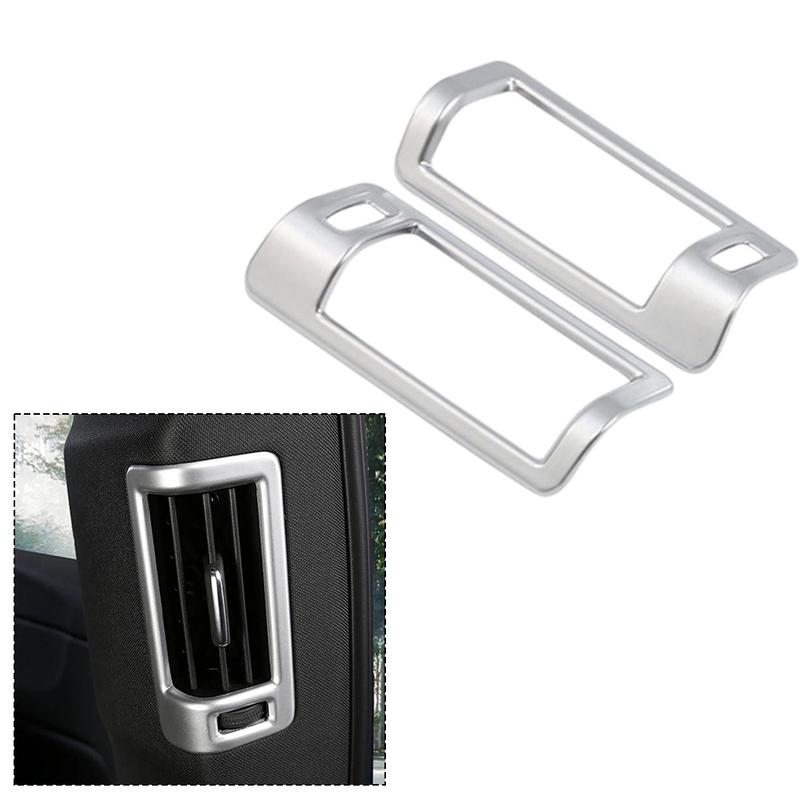 Premium Edelstahl Luftauslass Abdeckung Zierleiste für Volvo XC60 2018 und XC90 2015 2018 Verbessert das Innenraum-Aussehen