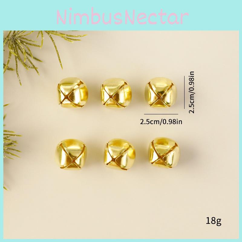 Christmas Bell Ornaments With Metal Material For Holiday Tree Scene Decor
