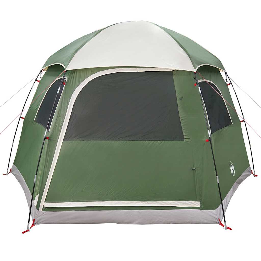 Family Igloo Tent for 6 Persons Green Waterproof