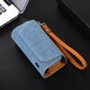 Protective Cover Soft Anti-scratch Portable E-cigarette Faux Leather Wallet Case for IQOS 3.0/3 DUO