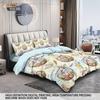 3pcs Easter Cute Cartoon Easter Egg Printed Quilt Set Multi Size Bedding Decoration Soft Machine Washable