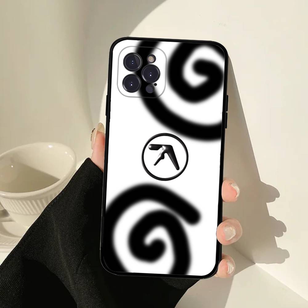 

Musician A-Aphex T-Twin For Iphone 17 16 15 11 13 14 Pro Max Plus 12 Mini Black Shell Cover Phone Case iPhone 14pro max