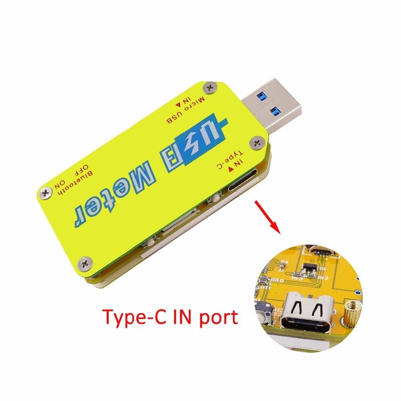 UM34/UM34C UM24/UM24C UM25/UM25C Color LCD Display USB Voltage Tester Current Meter Voltmeter Battery Charge Measure