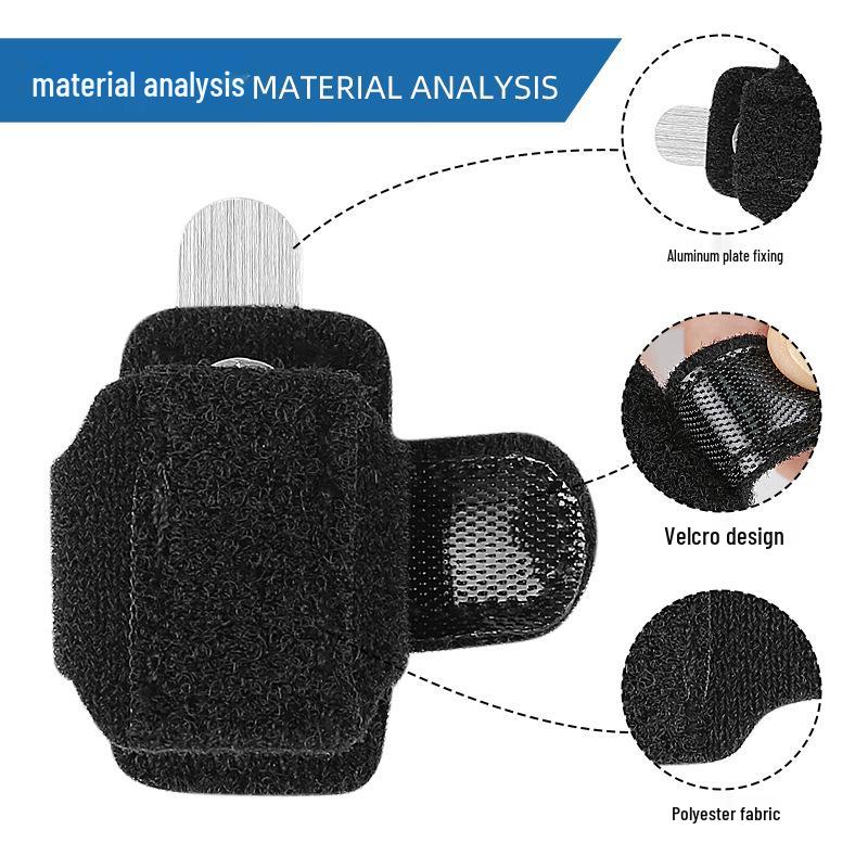 Adjustable Hammer Toe Straightener with Double Aluminum Splint - Wearable with Shoes