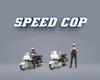 American Diorama Scale Figure Speed Cop Police Motorcycles 1/64 [Used]