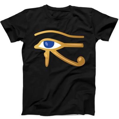 Occhio di Dio Ra Simbolo dell'Antico Egitto Regalo Divertente T-shirt Nera 232