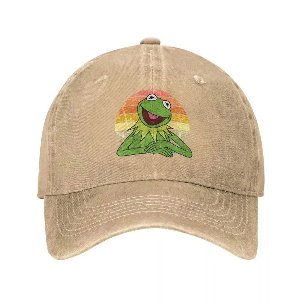 Frog Cartoon Anime Baseball Cap Classic Distressed Cotton Snapback Hat Unisex Outdoor Summer Caps Hat