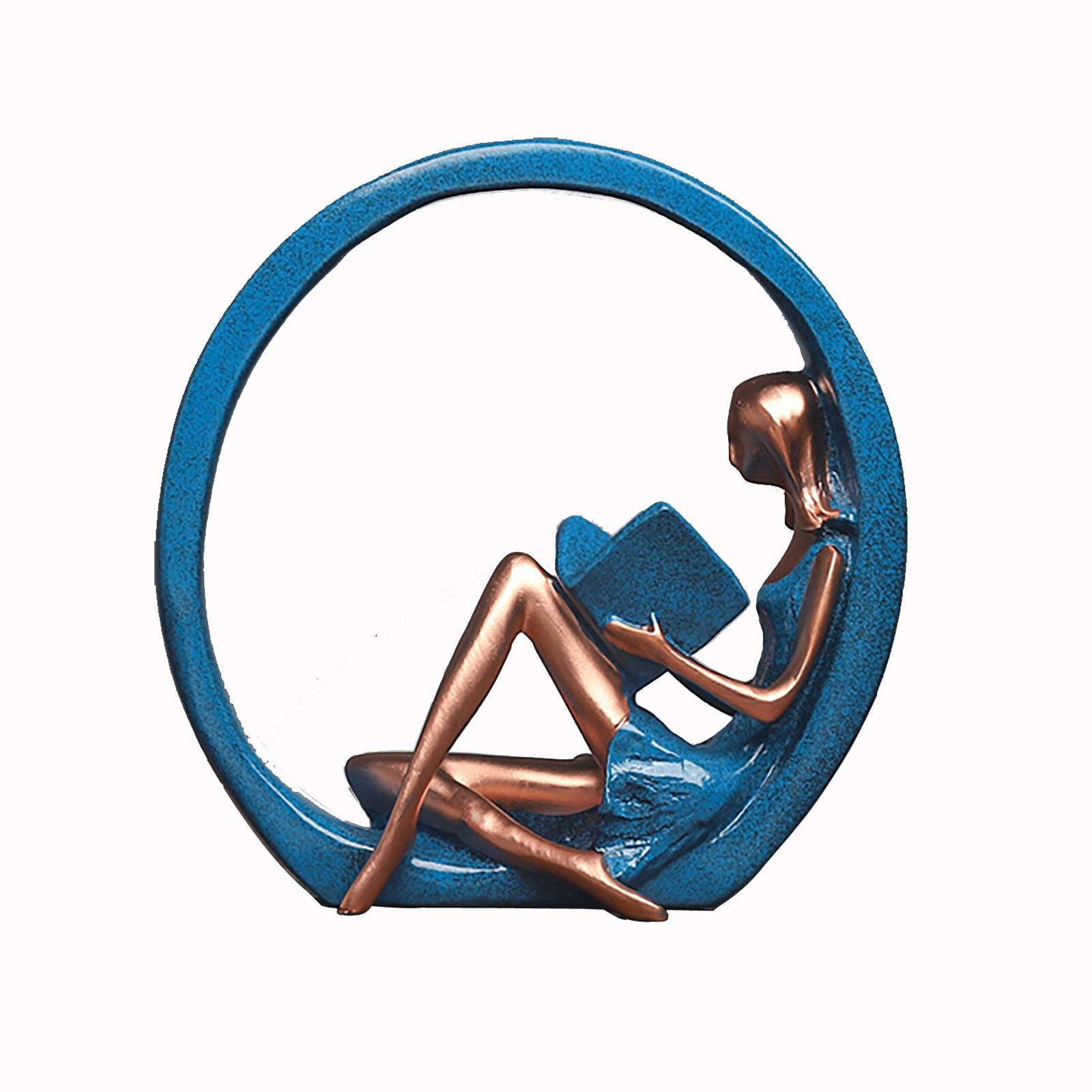 

Украшение рабочего стола девушки из смолы для йоги Красивая девушка Украшение для домашнего офиса