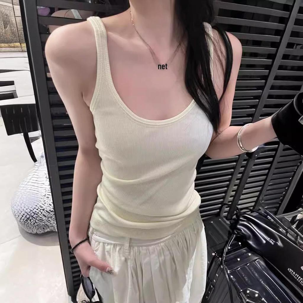 Blogger CozyFit Minimalist Spaghetti Strap Tank Top