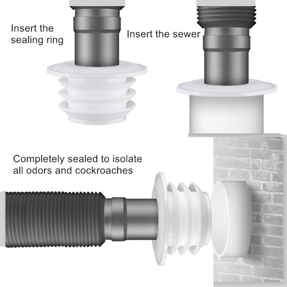 Odor Resistant Drain Odor Stopper Floor Drain Seal for Bathroom Washing Machine and Sink Drainage