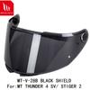 MT-V-28B Face Shield for THUNDER 4 SV Helmet STINGER 2 Helmet Original MT Helmet Replacement Helmet Glass