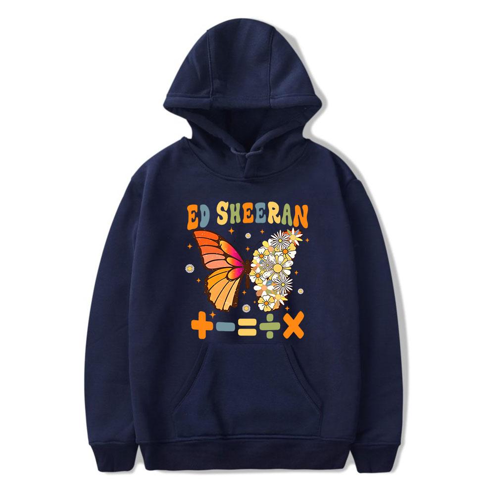 

Унисекс Ed Sheeran Hoodie Толстовка Графический принт Уличная одежда Толстовки для пар Мужчины Женщины XXS темно-синий