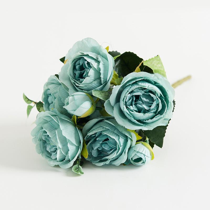 

Искусственные Цветы Шелковая Роза Уличная Защита от УФ Свадебная Вечеринка Свадебные Букеты Домашний Сад Комната Двор Украшения Подарочная Коробка Своими Руками 1pc