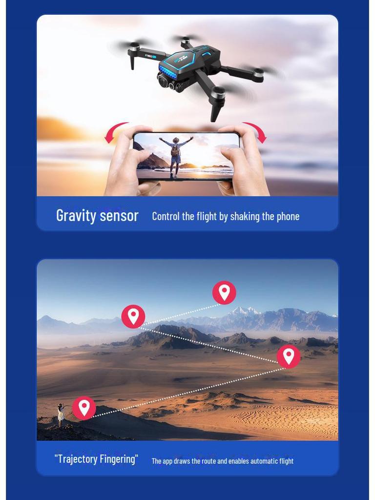 S180 Drone: Brushless Motor Aerial Photography with Obstacle Avoidance and Optical Flow Remote Control
