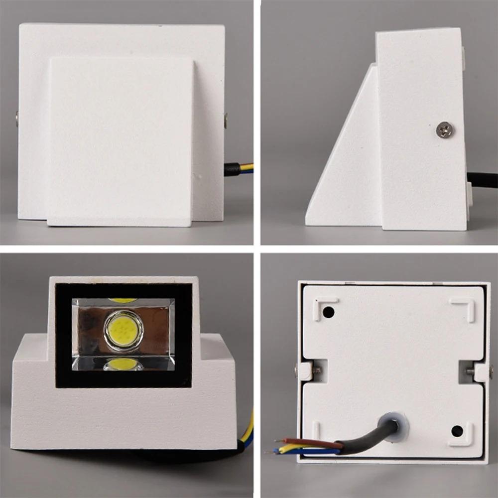 LED Wall Lamp IP65 Outdoor Waterproof Garden Porch Lighting Lamp Modern Simple Aluminum Indoor Wall Light