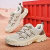 Live-Übertragung beliebte Outdoor-Wanderschuhe Herren Herbst und Winter Mesh atmungsaktiv und abriebfest Wanderschuhe leicht und rutschfest comm