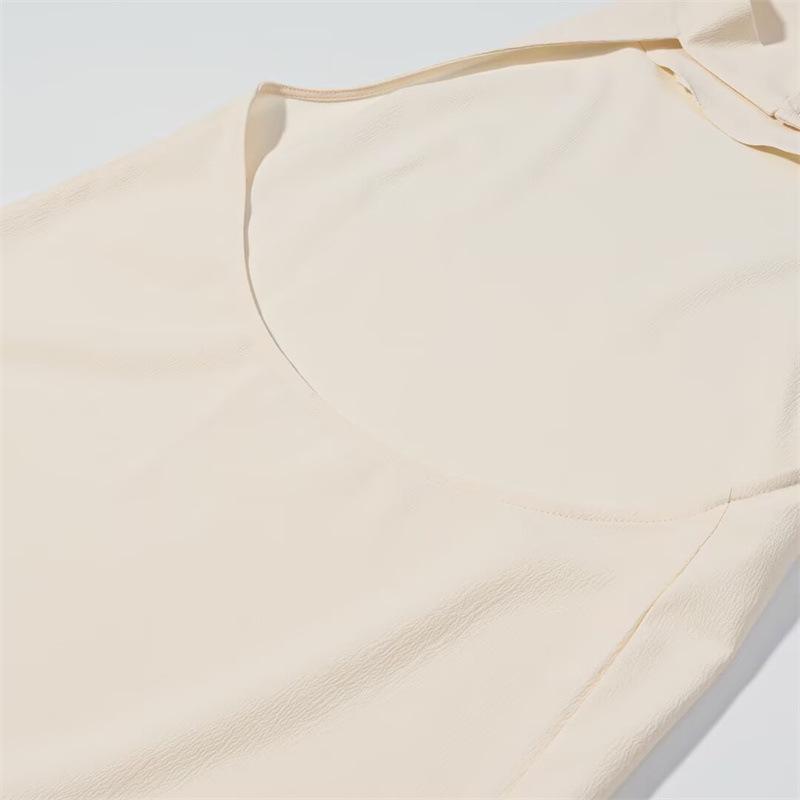 Haut Asymétrique à Col Halter Dos Nu Style Européen Américain Printemps 2026 pour Femme