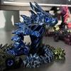 New 3D Printing Figurines Magic Dragon Movable Joint Fidget Toy Rotatable Articulated Dragon Ornament Decompression Gift Kid