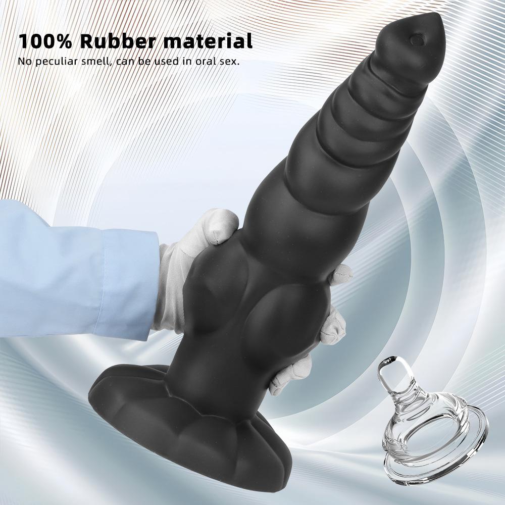 Silicone Dildo Female Masturbator with Anal Dilation Anal Plug  Fake Penis and Sexual Desire