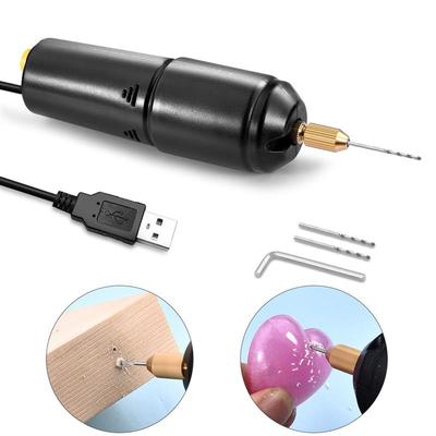 Resin Jewelry Making DIY Wood Craft Tools with 5V USB Data Cable Jewelry Tools Mini Electric Drill Handheld for Pearl Epoxy