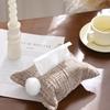 Fabric Chenille Tissue Bag Home Decor Paper Towel Box Decoration Paper Tissue Box  Home