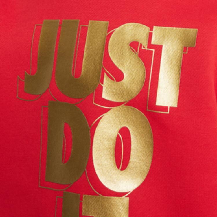 Nike Sweatshirt With Letter Print Pattern Round Neck Pullover Fleece Long Sleeve Kids tops FD4995-657