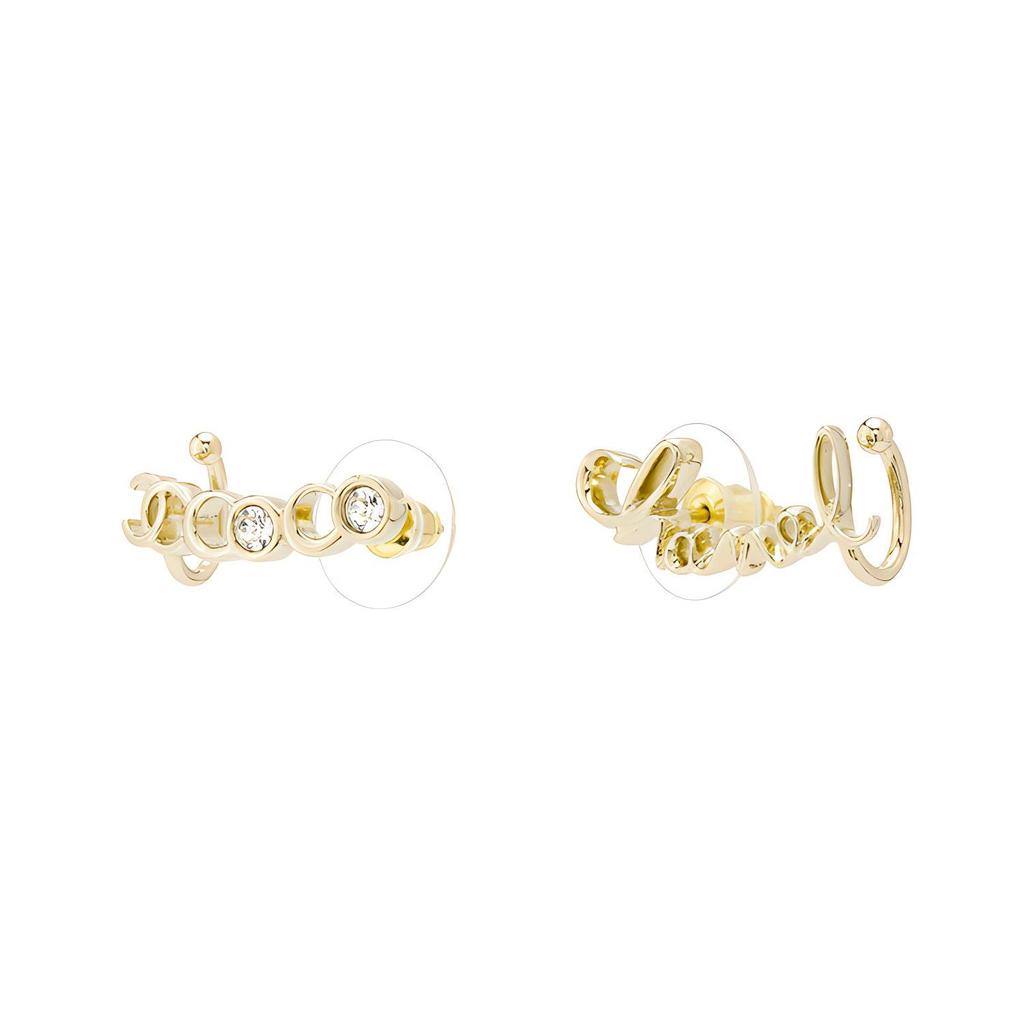 Chanel Stud 22P Coco Iconic Letter Earrings Women earrings Gold AB7658-B07768-NH126