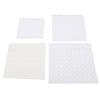 364pcs Bump Dots for Visually Impaired Assorted Shapes Low Vision Braille Stickers Silicone Raised Tactile Dots White