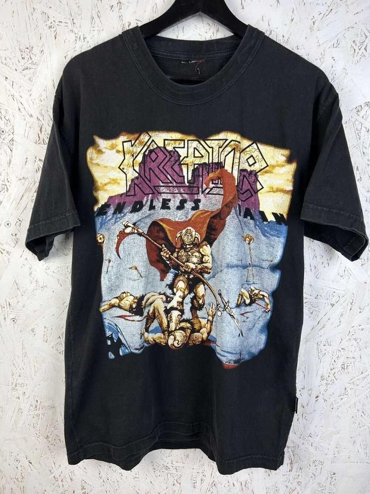 Vintage Kreator Feel The Endless Pain Thrash Metal TShirt Unisex T-Shirt L