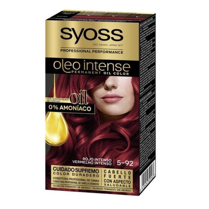 

Перманентная краска для волос Syoss Oleo Intense, оттенок 5-92, насыщенный красный