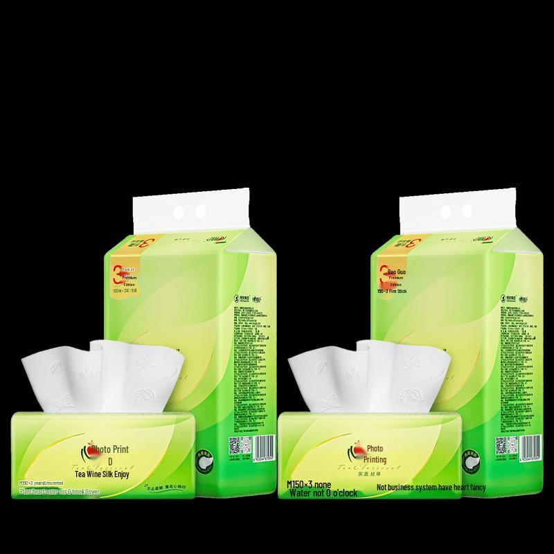 Mind Act Upon Mind Tea Language 3-Ply Facial Tissues