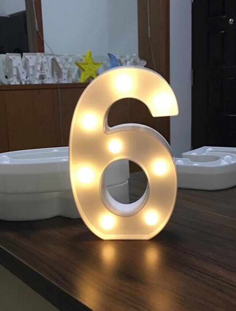 LED Letter and Number Lamp - Perfect for Christmas, Weddings, Proposals, Valentine's Day, and Other Celebrations.