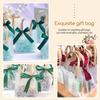 2pcs Holiday Gift Bags, Eco-Friendly Companion Candy Birthday Gift Bags, Anniversary Commemorative Bags, Frosted Tote Bags
