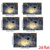 2D Flat 2D Flat - 2D Flat 2D Flat - 1pc 2D Flat Elegant Graduation Backdrop Black Graduation Gold Blue Gold Floral Decor Stars