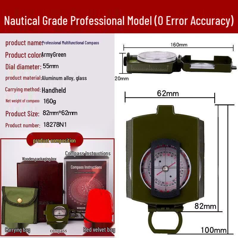 Qiuqiao 24-Mountain Multifunction Geologic Luo Pan Compass