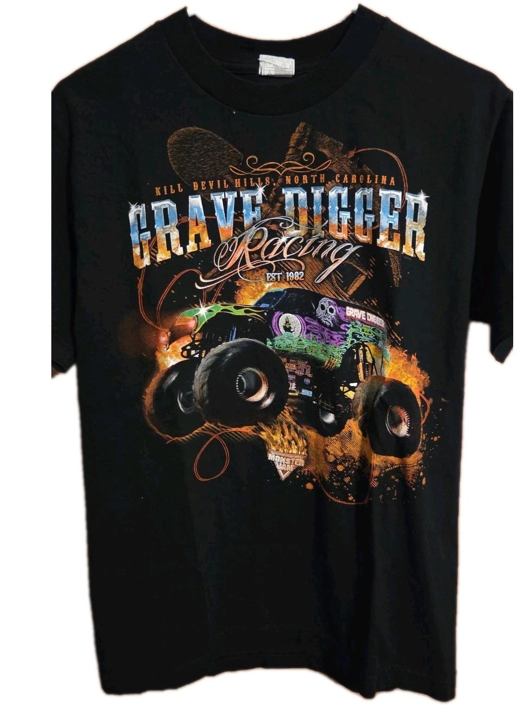 grave digger monster truck Monster Jam 2010 Size Small Alstyle Shirt Unisex T-Shirt S