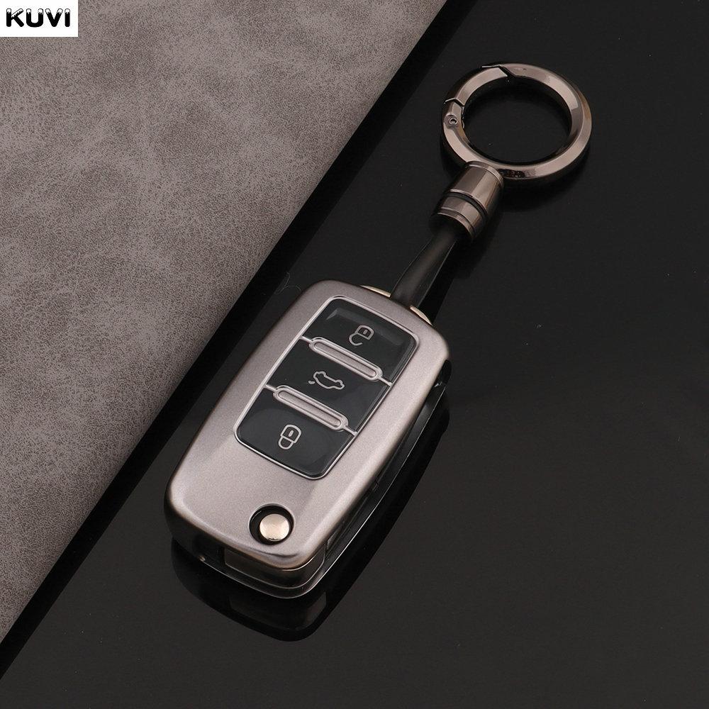 New Tpu Car Key Case Cover Keychain For Vw Volkswagen Polo Tiguan Passat B5 B6 B7 Golf 4 5 6 Mk6 Jetta Lavida For Skoda Octavia