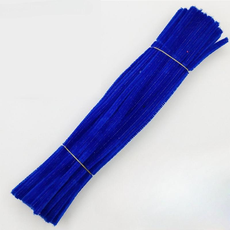 500pcs Chenille Stem Pipe Kids DIY Creative Chenille Sticks Cleaners Kindergarten Educational Handmade Material Plush Strips