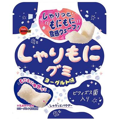 Bourbon Shalimoni Gummi Yogurt Flavor 57g Mochimuni Gummies Are a Web with a Crunchy texture!Mochim Mochimuni Gummies Are a Web with a Crunchy Texture