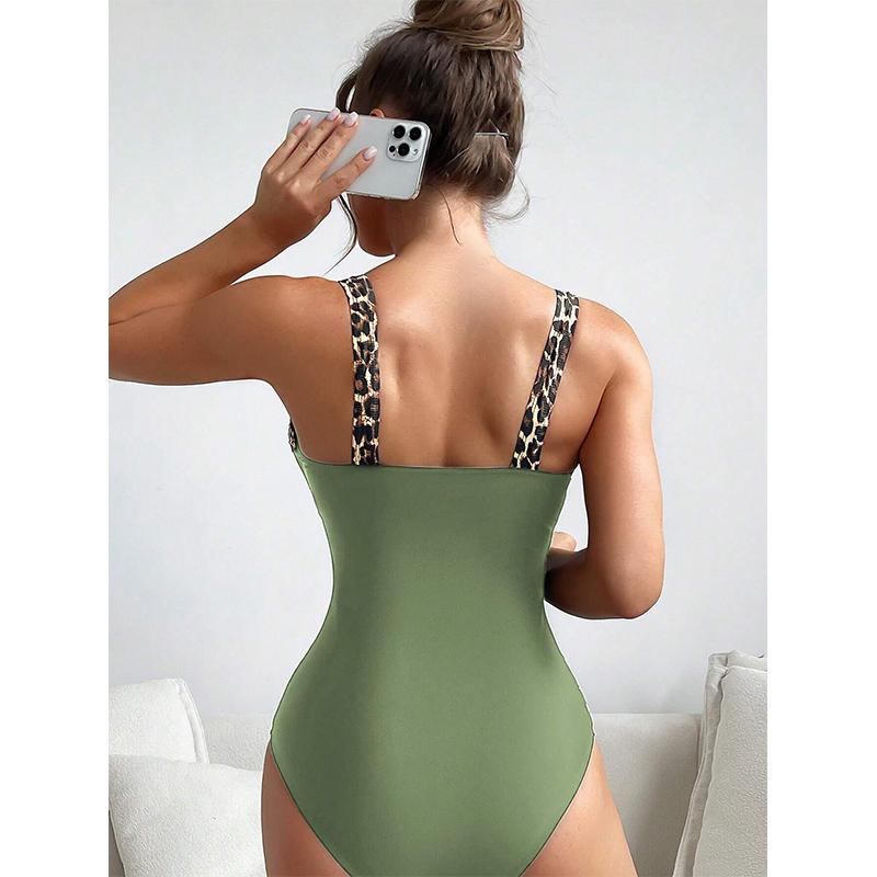 Plavky Ženy Leopard Body Plavky Push Up Dámské Monokiny Plavky Plavky Ženy Letní Plážové oblečení