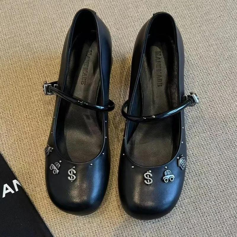 Fashion High Heels Women Pumps Summer Fashion Shallow Dress Shoes Walking Cozy Chunky Elegant Woman Sandals 2025 Designer Mujer Zapatos