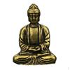 Brass Sakyamuni Buddha Statue Ornaments Meditation Sitting