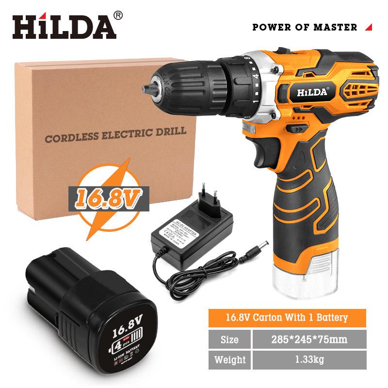 Rechargeable Multifunction Electric Impact Drill and Screwdriver