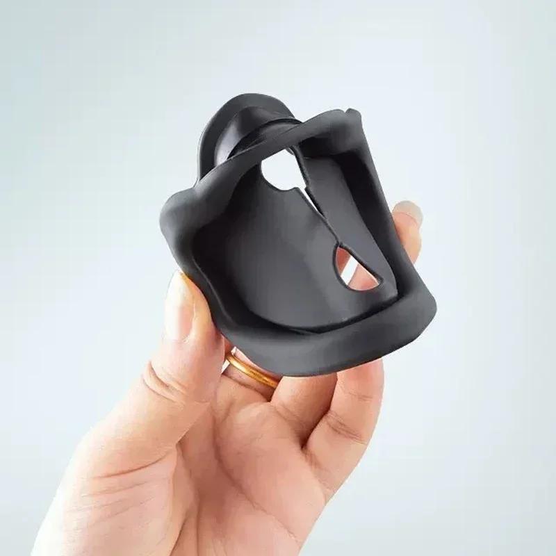 4pcs For Tesla Model 3/Y Car Door Mute Damping Cushion Silicone Door Lock Buckle Car Door Anti-collision Protective Cover