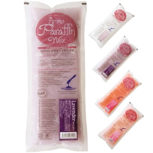 [4 Types] Aroma Paraffin Wax Lavender 450g Paraffin Pack Aroma Paraffin Wax Paraffin Bath Paraffin Spa Hand Care Foot Care Hand Paraffin Pack Wax