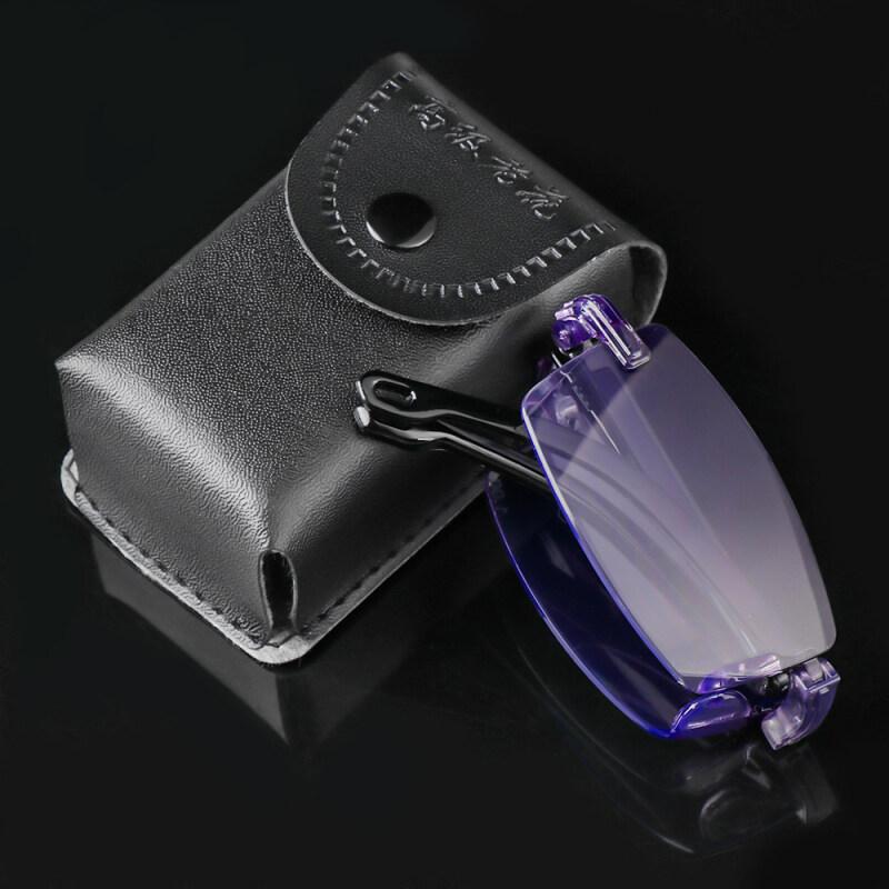 

Reading Glasses Men Folding Presbyopic Glasses 2022 Ultra-light Anti-blue Light Glasses with Box Reading Glasses +1.0 To +4.0 +100