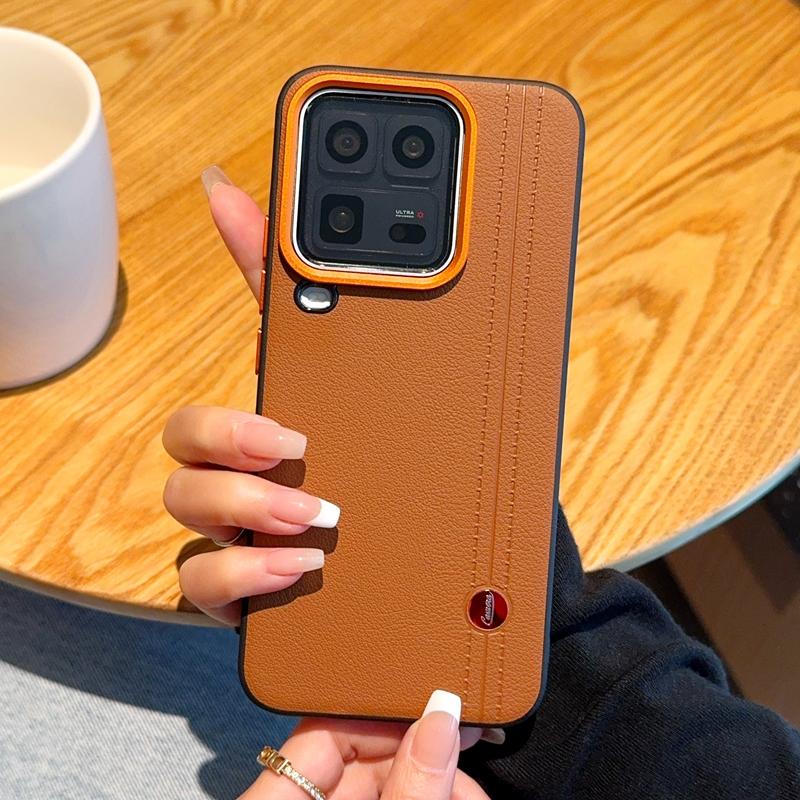 

For Vivo iQOO 15 Ultra Case Color Clash Luxury PU Leather Skin Protective Back Metal Lens Button Tpu Soft Case Cover