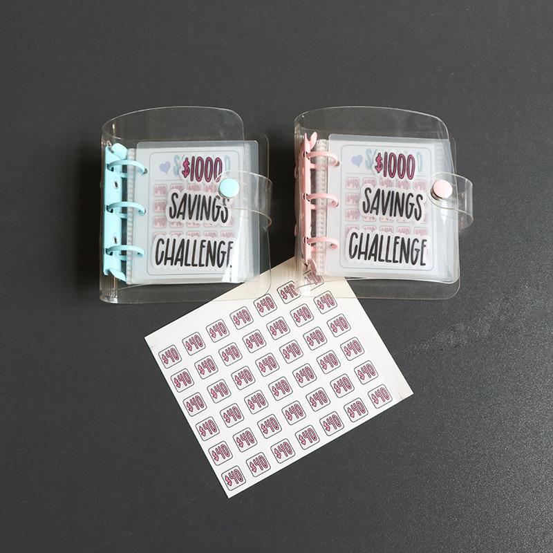 1000 Savings Challenge Binder , Money Saving Binder, Savings Challenges Book with Envelopes, Envelope Savings Challenge, Mini Bu
