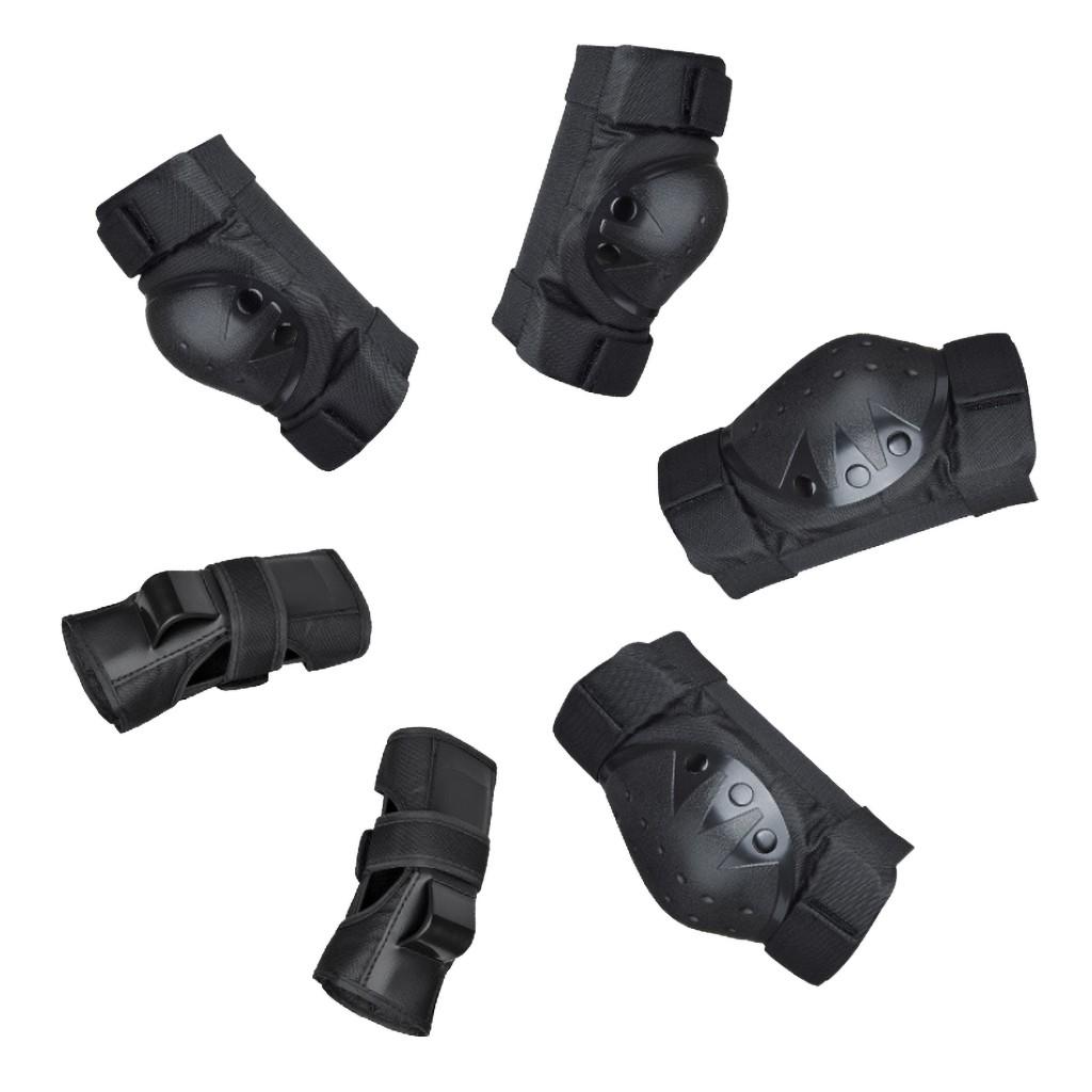 (Kung Pao Chicken)Adults Knee and Elbow Pads With Wrist Guards Protective Gear Set