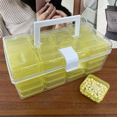 32 Stück/Set Großraum Kunststoff Aufbewahrungsbox Behälter Multifunktional DIY Bastelperlen Zubehör Aufbewahrungsbox